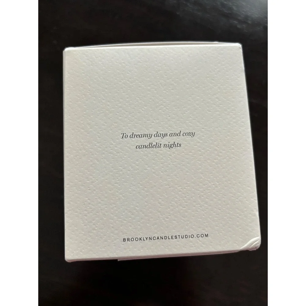 Brooklyn Candle Studio Shiso Leaf Soy Scented Candle 7.5oz Single Wick Cream